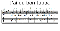 J'ai du bon tabac à la guitare classique