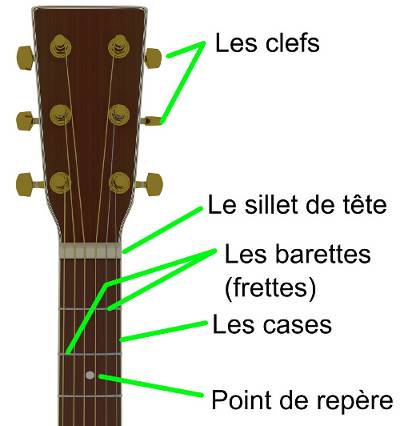 Anatomie de la guitare